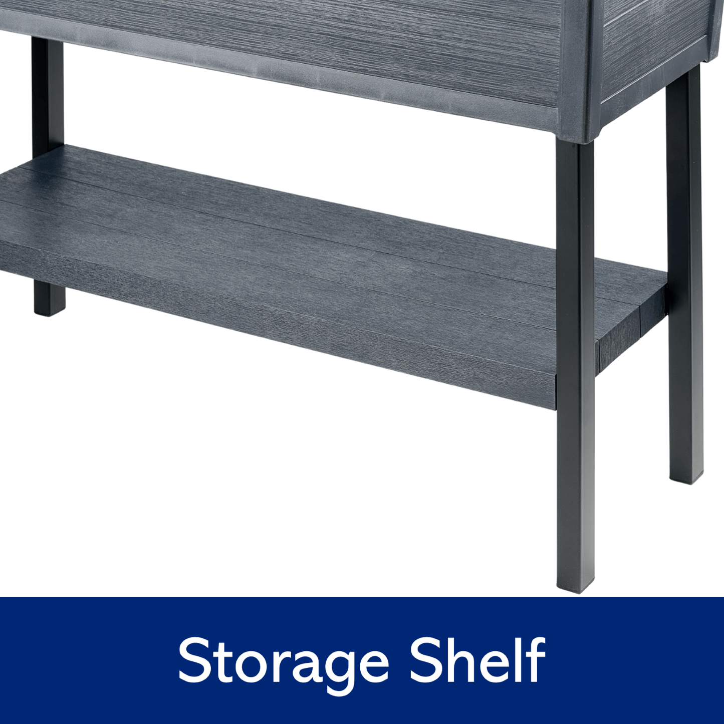 PRE ORDER: NOV. - Keter Alfresco Garden Bed - Black - mazeproducts