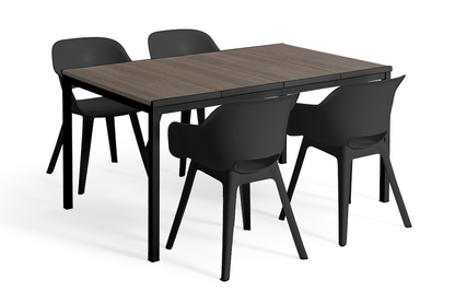 PRE ORDER: NOV. - Keter Signature Porto Dining Table - Walnut Look (1.6 x 0.9m)