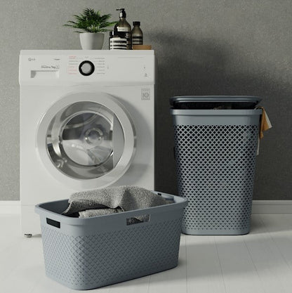 PRE ORDER: OCT. - Curver Pure Laundry Hamper - Blue