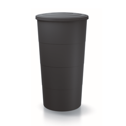 SMOOTH 200L Rainwater Tank x 2 Kit (with Linking Kit, Diverter & Stands) - mazeproducts