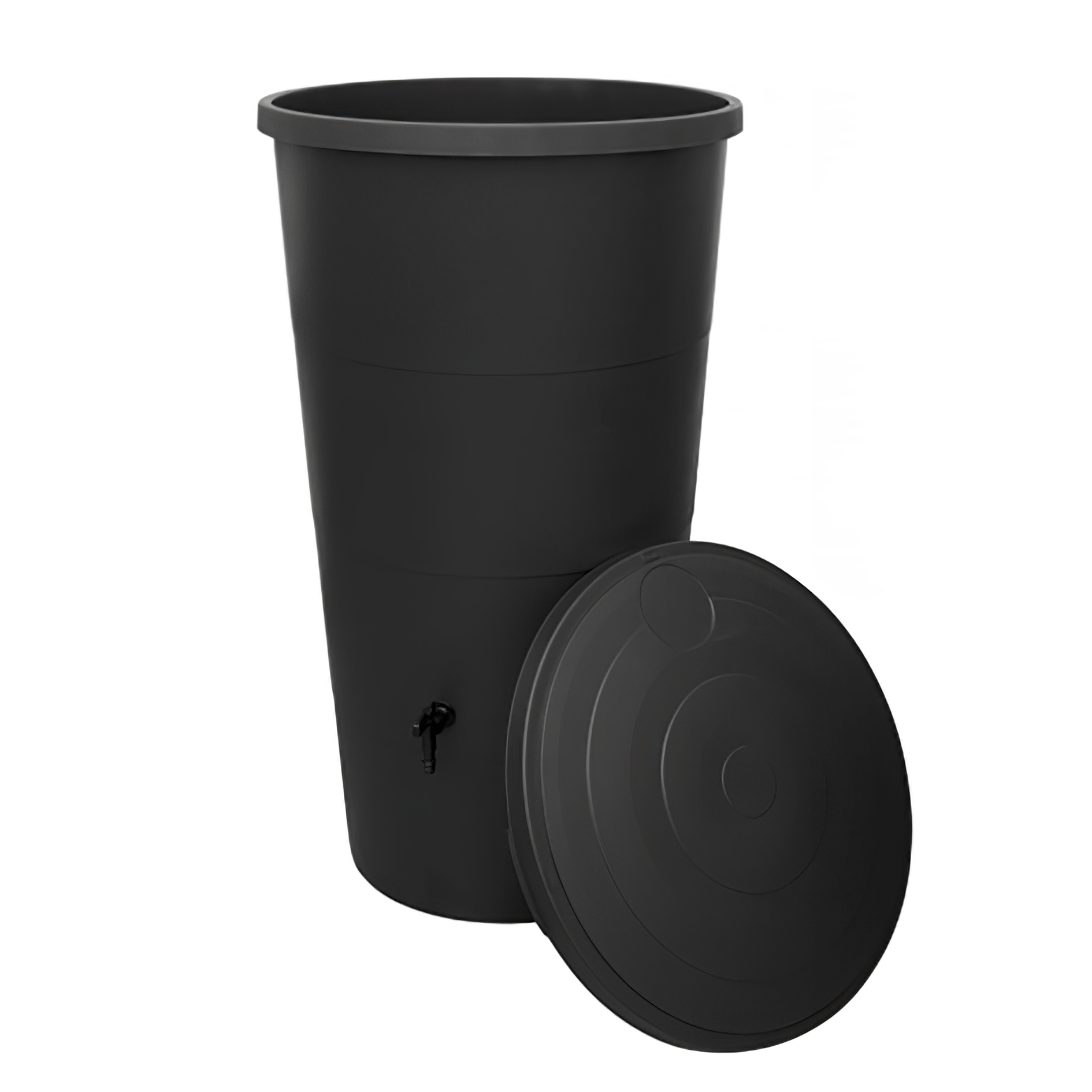 SMOOTH 200L Rainwater Tank x 2 Kit (with Linking Kit, Diverter & Stands) - mazeproducts