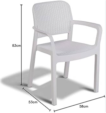 Keter Melody Bella Dining Set - White