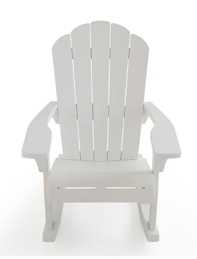 Keter Everest Rocking Adirondack Chair - White