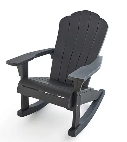 Keter Everest Rocking Adirondack Chair - Graphite