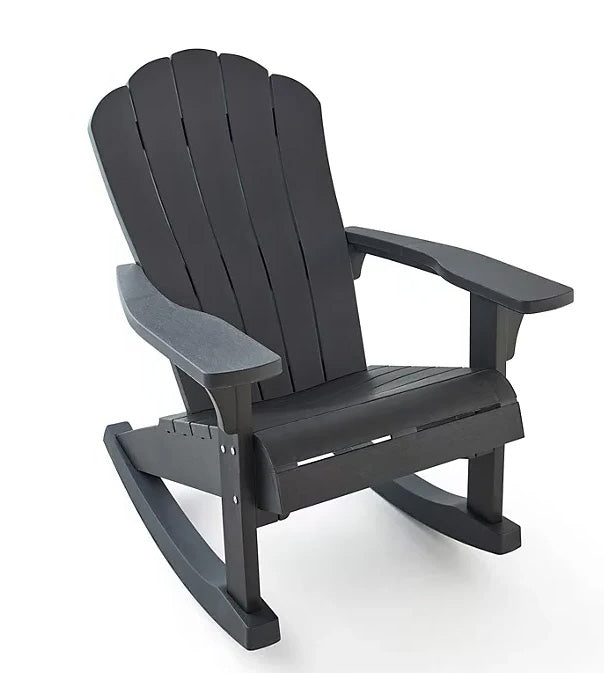 Keter Everest Rocking  Adirondack Chair - Graphite- 2 PACK