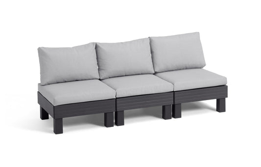 Keter Elements 3 Seater Sofa - mazeproducts
