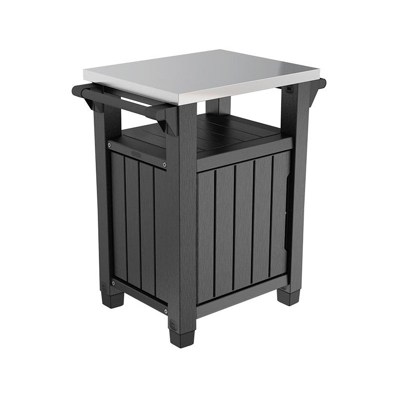 Keter Unity Classic Outdoor BBQ Prep Bench and Storage Unit