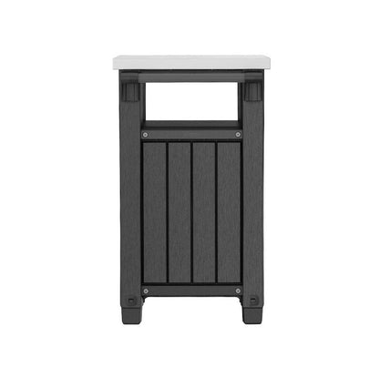 Keter Unity Classic Outdoor BBQ Prep Bench and Storage Unit