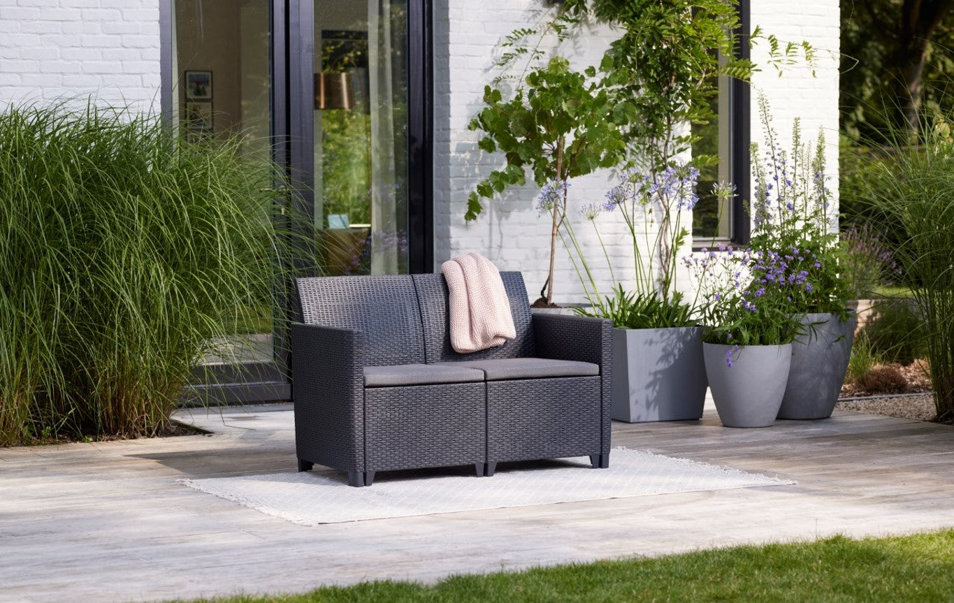 Keter Claire 2 Seater Sofa