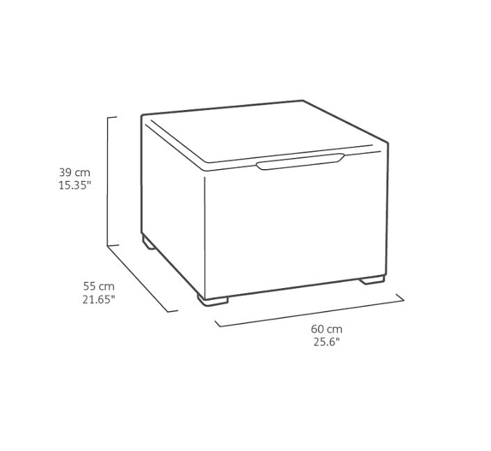 Keter Emma Corner Lounge Set - With Storage Table