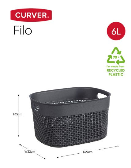 KIS Filo Small Basket (6L)