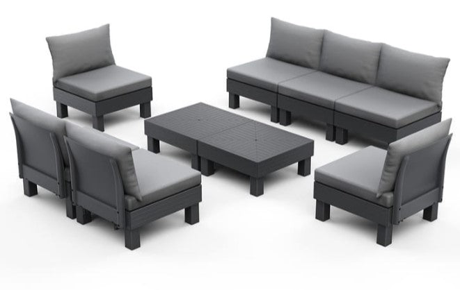 Keter Elements 7 Seater Modular Lounge Set