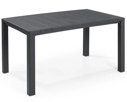 PRE ORDER: SEP. - Keter Julie Iowa Dining Set - Graphite