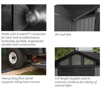 PRE ORDER: OCT. - Keter Stronghold Shed 10 x 11.5 (3 x 3.5m)