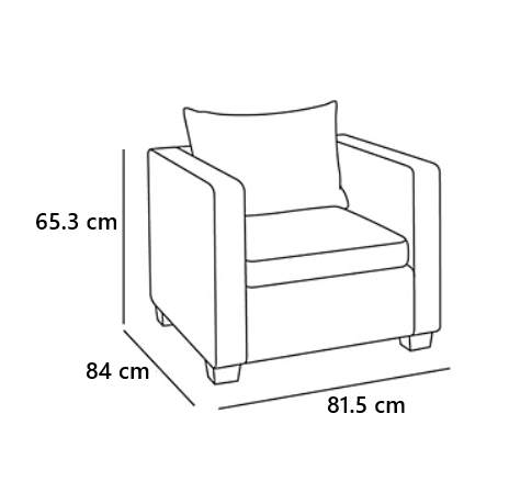 Keter Salta Chair with Cushions