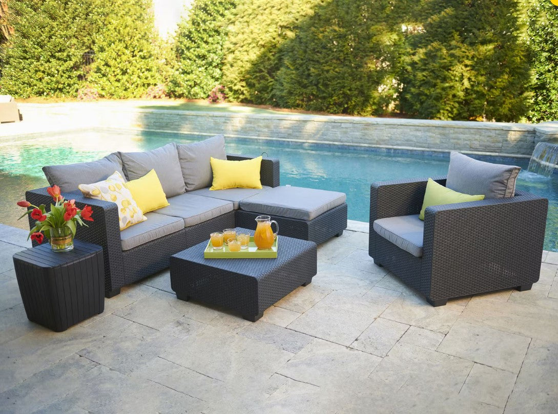 Keter Salta 5-Seater Stool Set