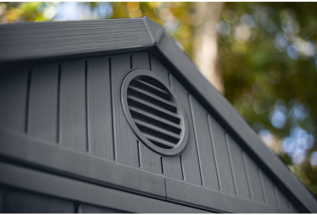 PRE ORDER: SEP. - Keter Darwin 6x4 Garden Shed - Grey (1.9 x 1.2m)