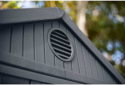 PRE ORDER: SEP. - Keter Darwin 6x4 Garden Shed - Grey (1.9 x 1.2m)
