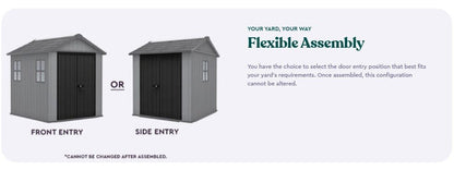 Keter Newton Plus Shed 7.5x7 (2.3 x 2.2m) - mazeproducts
