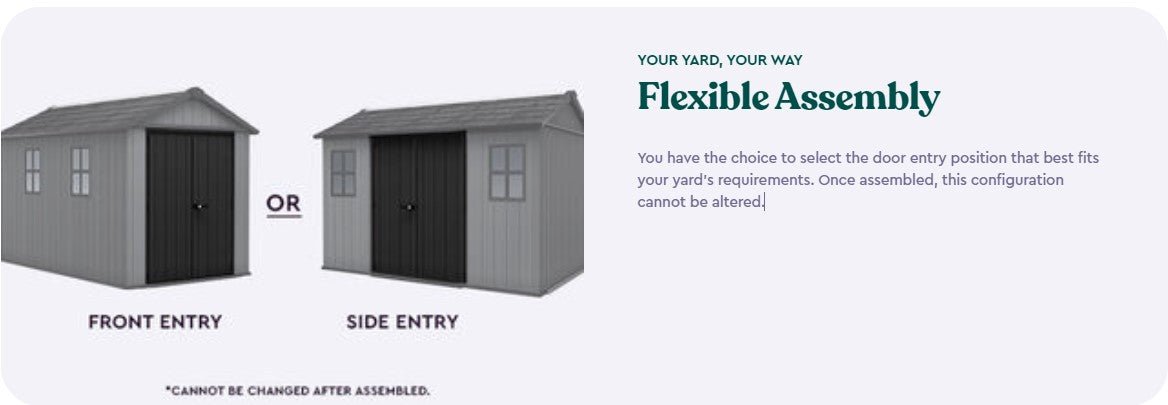 Keter Newton Plus Shed 7.5x13 (2.3 x 4.1m) - mazeproducts