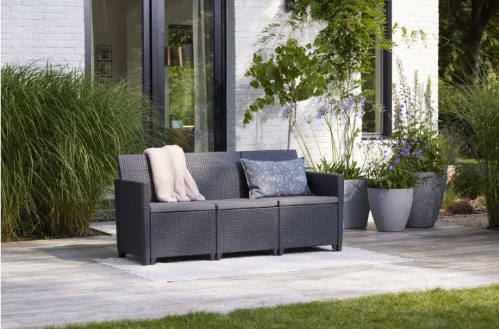 Keter Claire 5 Seater Set with Lyon Table & Storage