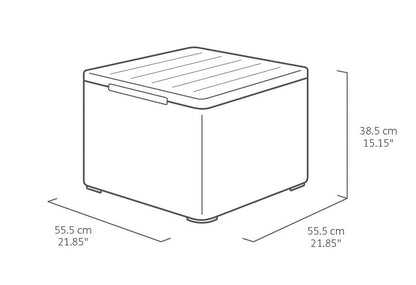 Keter Elodie Balcony Set - Graphite