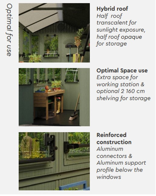 PRE ORDER: SEP. - Keter Potting 6x8 Shed - Green (1.9 x 2.4m)