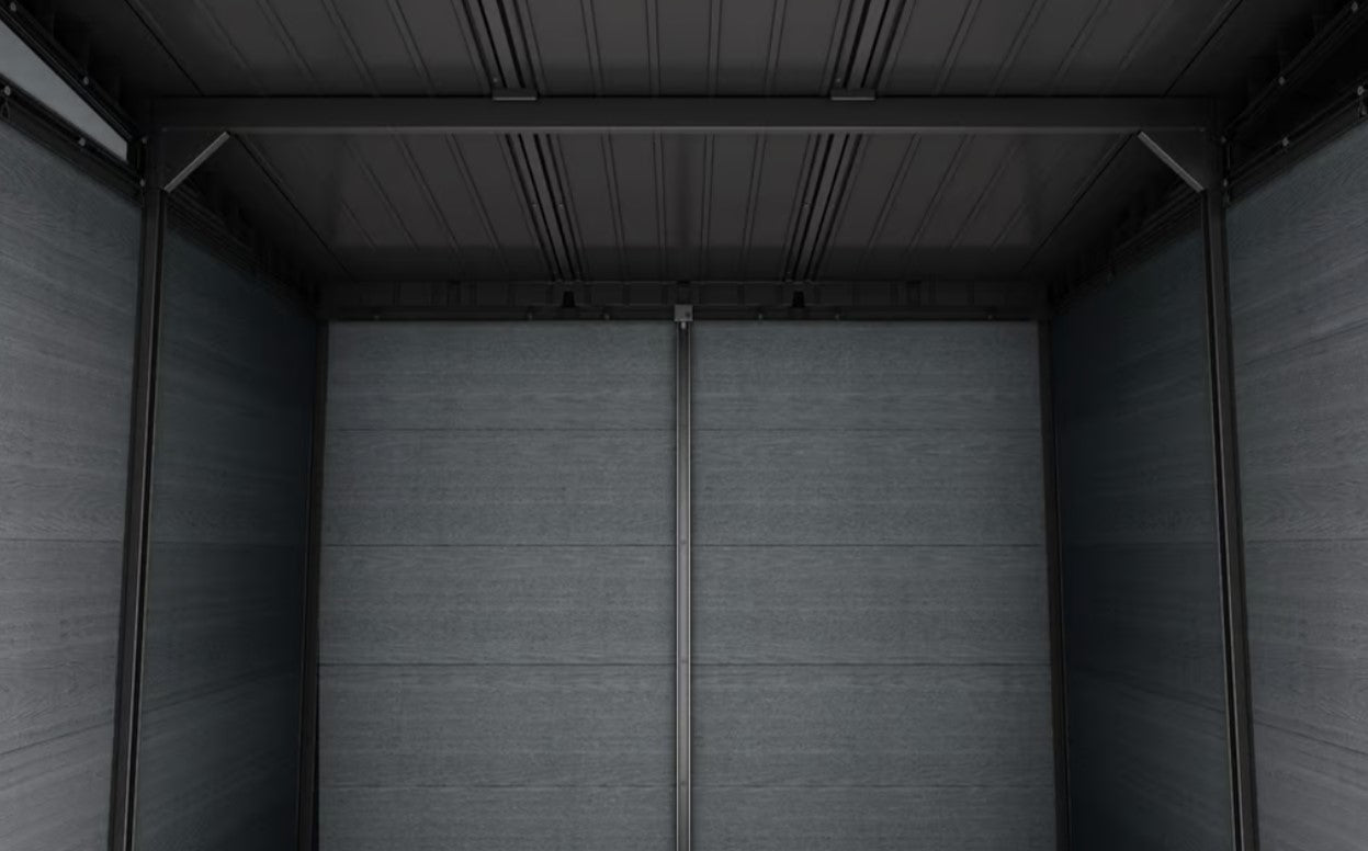 PRE ORDER: OCT. - Keter Signature Pent 9x7 Shed - Stormgrey Look (2.8 x 2.2m)