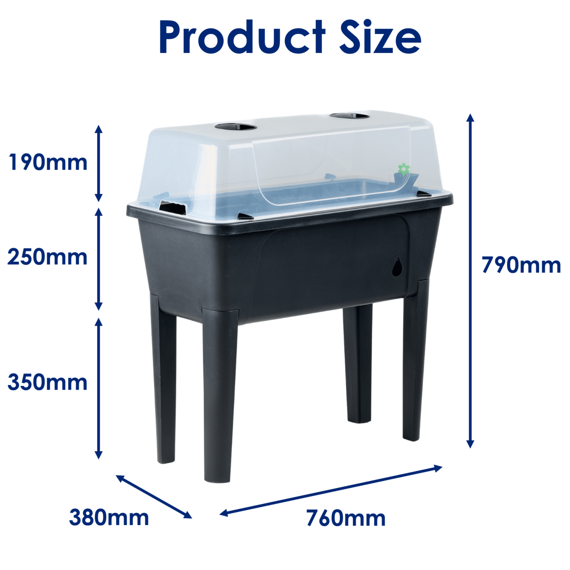 PRE ORDER: DEC. - Self Watering Raised Garden Bed with Cover - Twin Pack - mazeproducts