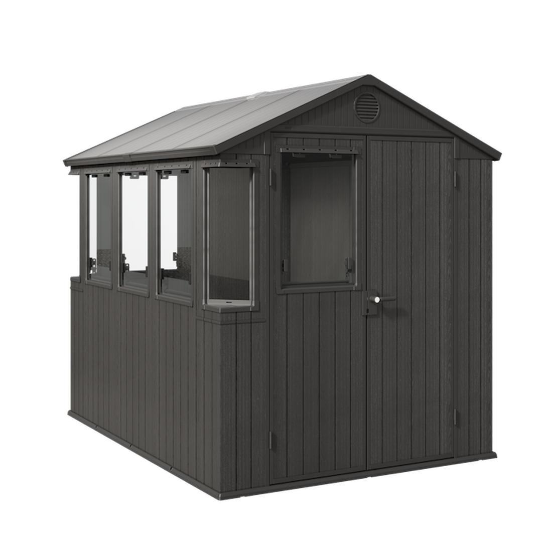 PRE ORDER: SEP. - Keter Potting 6x8 Shed - Dark Grey (1.9 x  2.4m)