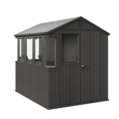 PRE ORDER: SEP. - Keter Potting 6x8 Shed - Dark Grey (1.9 x  2.4m)