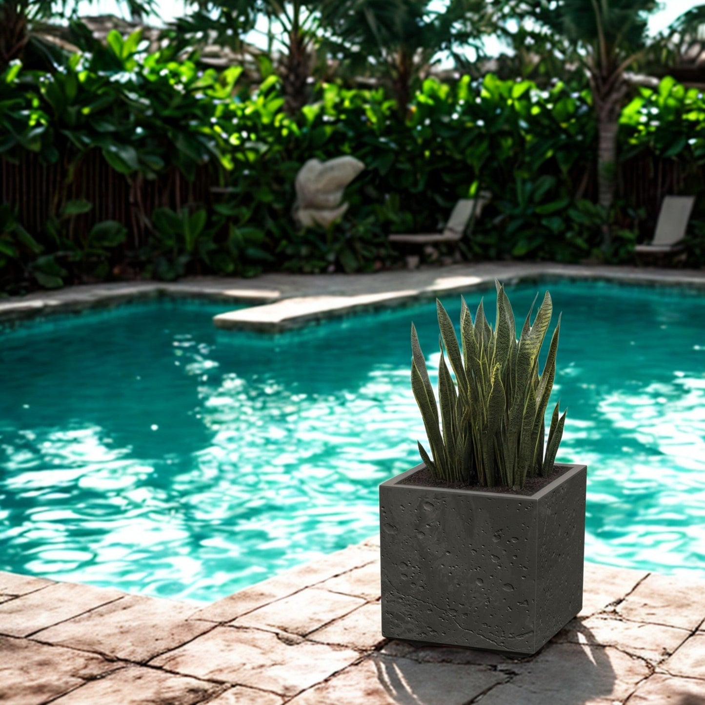 Sierra Square Planter 400 - mazeproducts