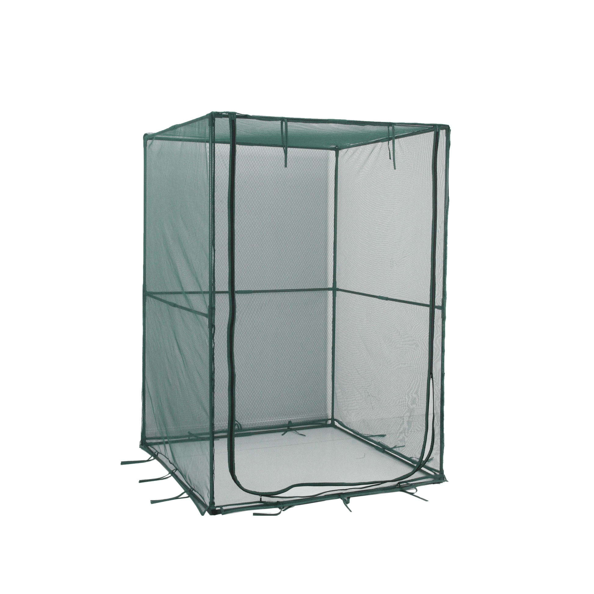 Raised Bed (1.25m2 - Height 43cm) with Net Crop Cage (1.25m2 x 1.8m High) - mazeproducts