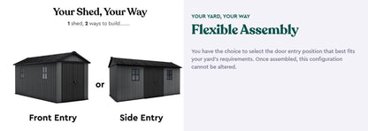Keter Newton Plus Shed 7.5x15 (2.3 x 4.7m) - mazeproducts