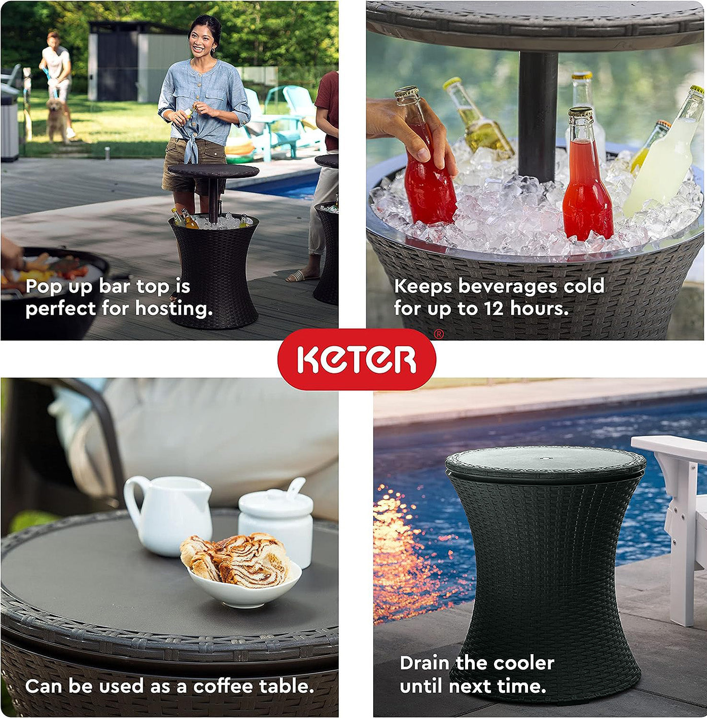 Keter Pacific Cool Bar - 2 PACK