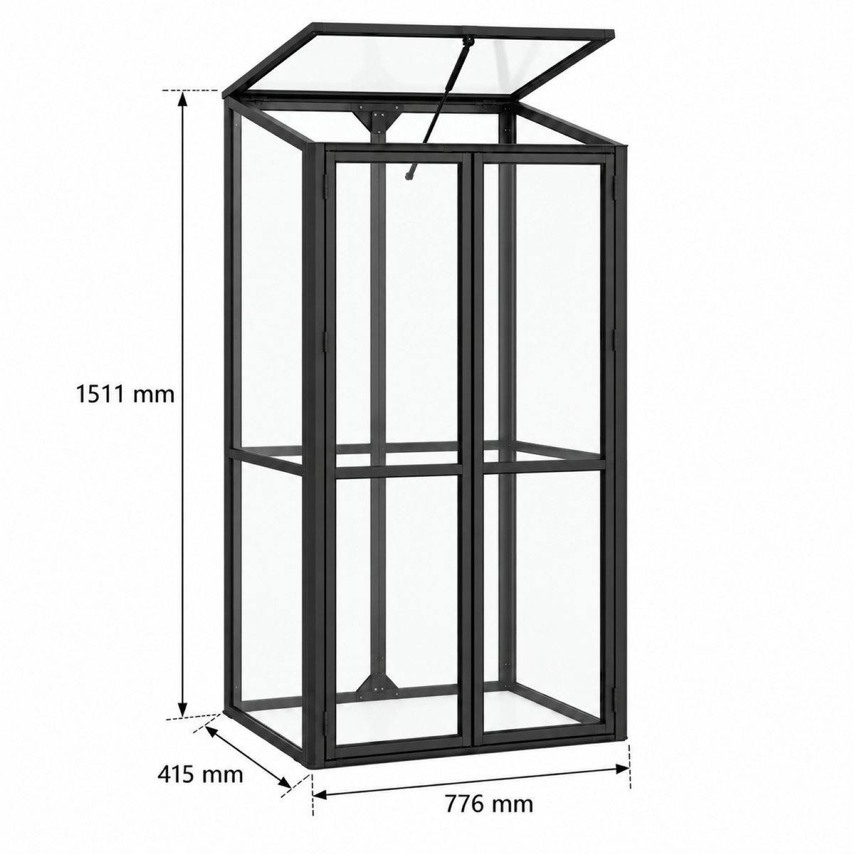 Urban Balcony Greenhouse 1500