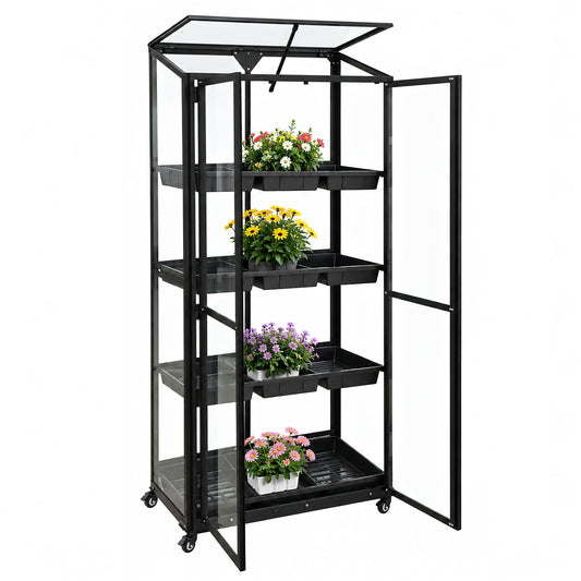 Urban Balcony Greenhouse 1500 - With Seedlings Trays
