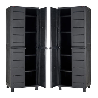 Keter Utility Tall Cabinet - 2 Pack