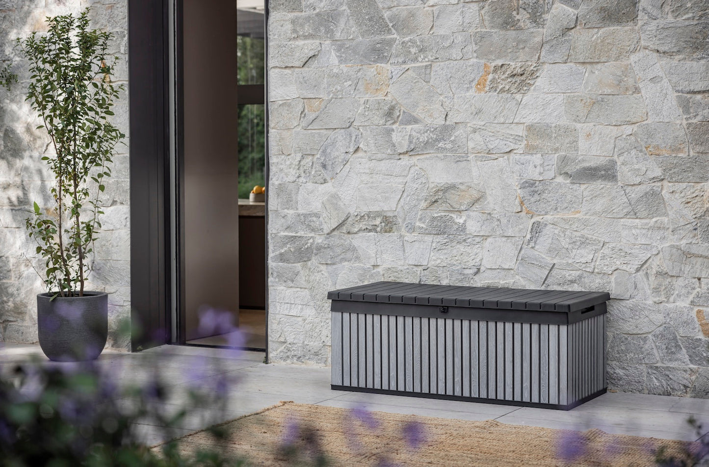 PRE ORDER: NOV. -  Keter Signature 380L Storage Box - Venetian Grey