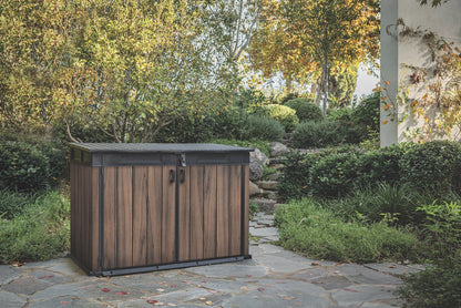 PRE ORDER: OCT. - Keter Signature Horizontal Shed - Rosewood Look 2020L