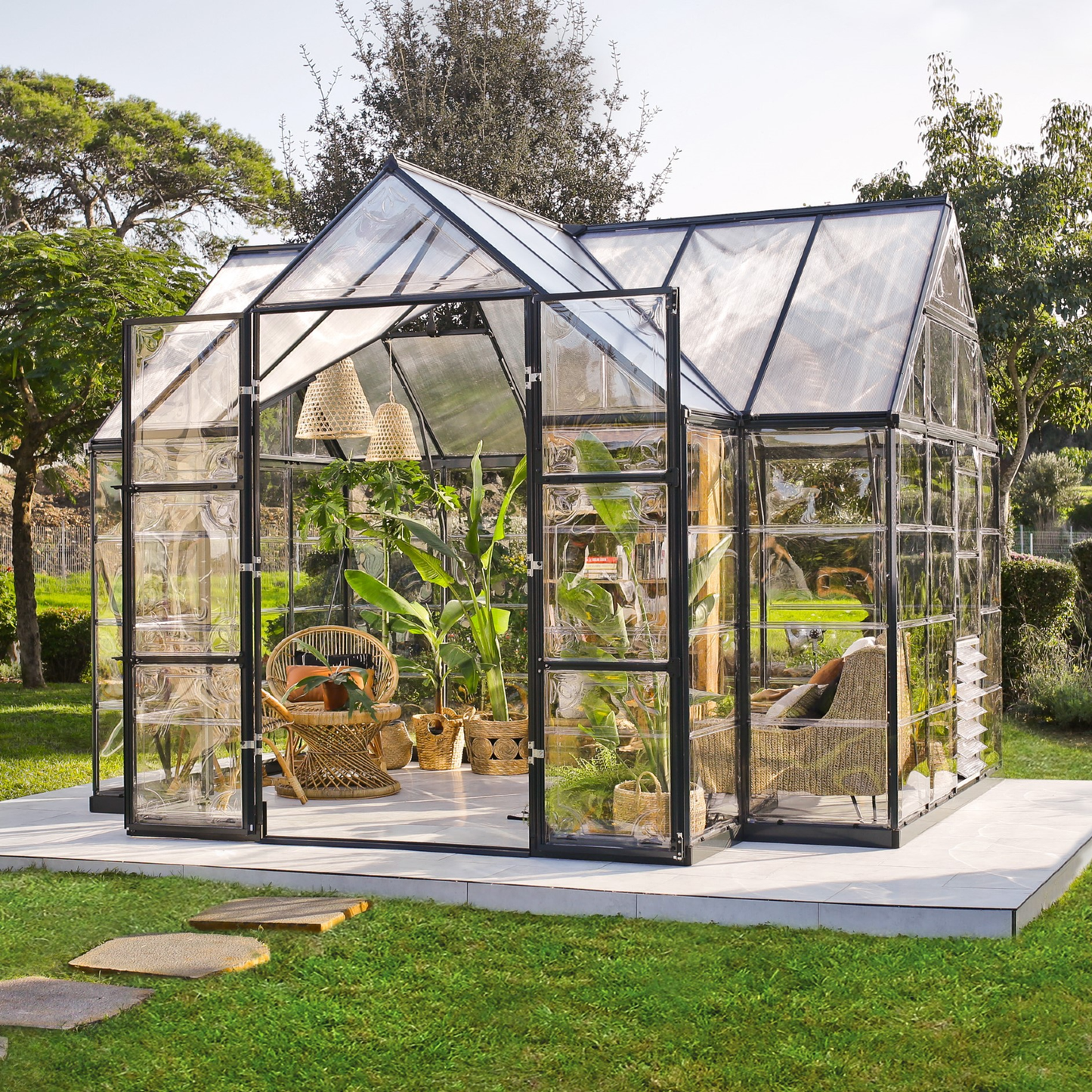 Victory Greenhouse - Grey Frame