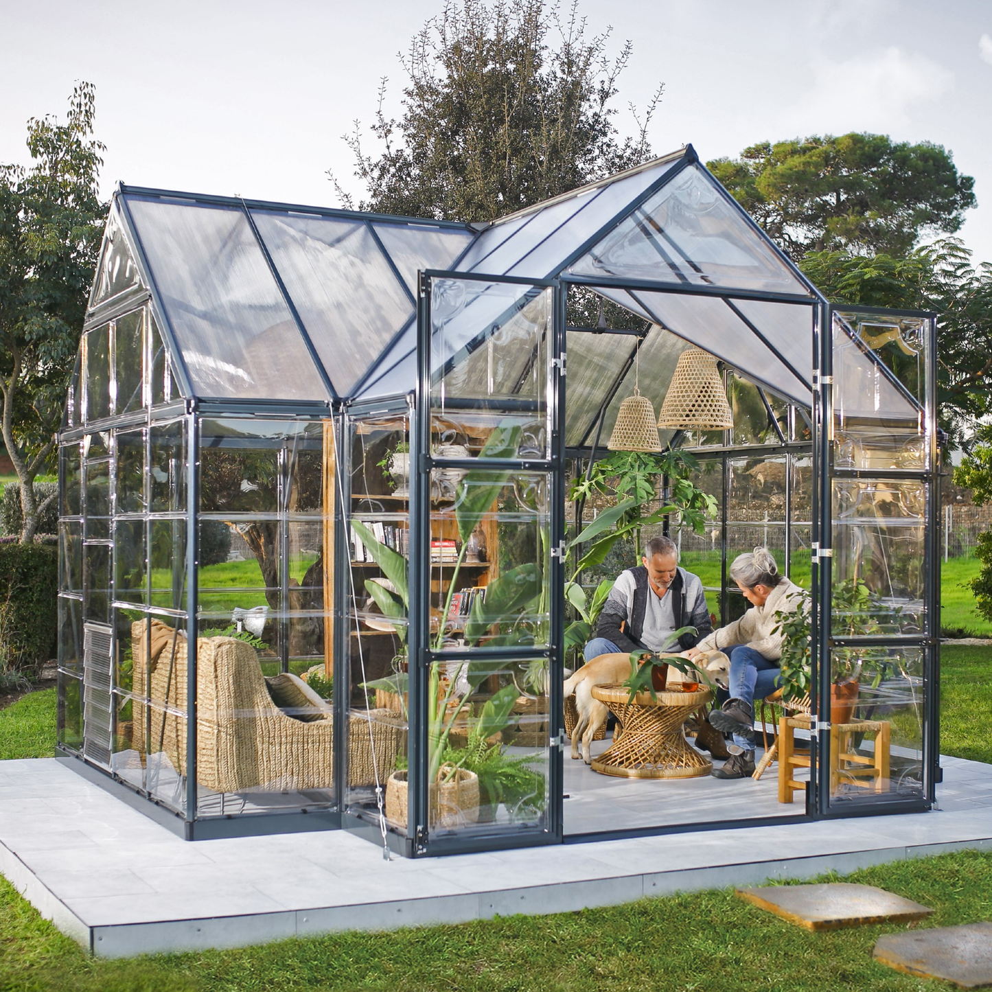 Victory Greenhouse - Grey Frame
