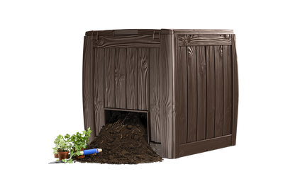 PRE ORDER: OCT. -  Keter DECO Wood Look 330L Composter - Brown