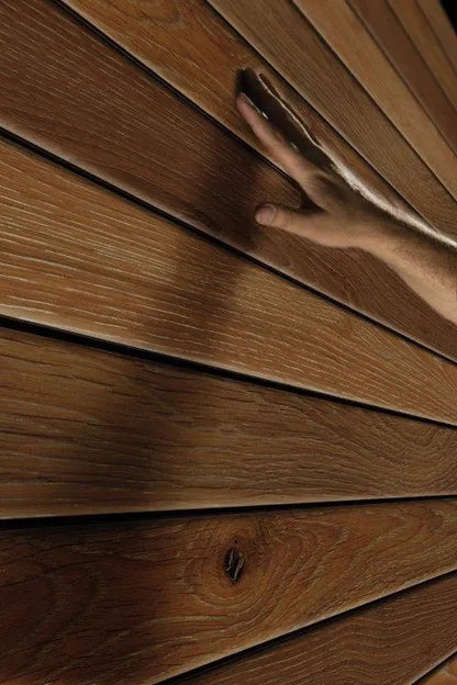 PRE ORDER: OCT. - Keter Signature Pent 7x7 Shed - Walnut Look (2.2 x 2.2m)