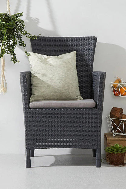 Keter Futura Iowa Dining Set - Graphite