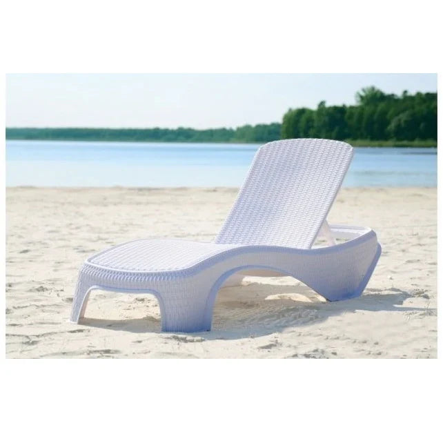 Keter Atlantic Sun Lounger - White