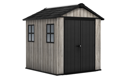 PRE ORDER: OCT. - Keter Apex Shed 7.5x7 -Stormgrey Look (2.3 x 2.2m)