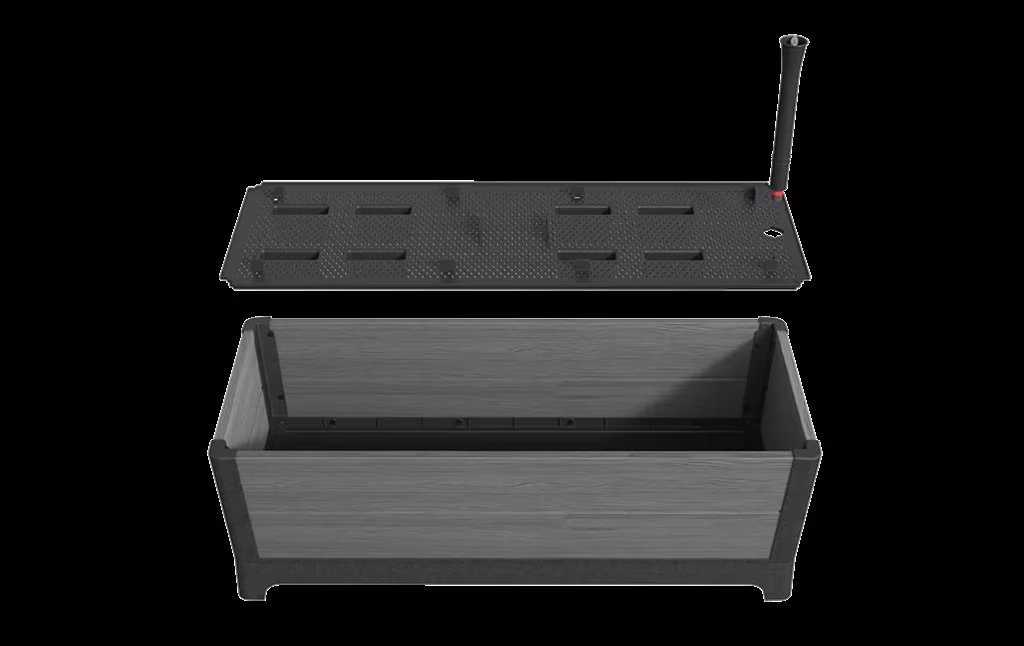 PRE ORDER: NOV. - Keter Darwin Raised Garden Bed - Grey
