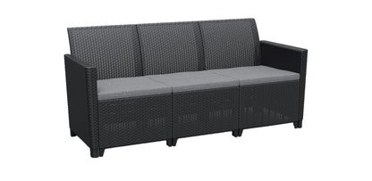 Keter Claire 5 Seater Set with Lyon Table & Storage