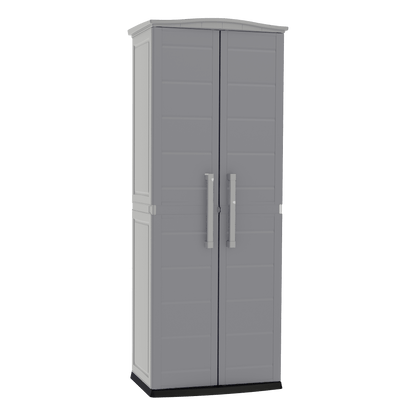Keter Boston Tall Outdoor Storage Cabinet - Light Grey